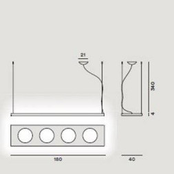 Подвесной светильник Foscarini Dolmen 280007-25
