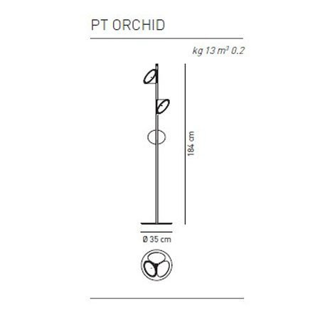 Торшер Axo Light Orchid PT ORCHID BC white XX LED