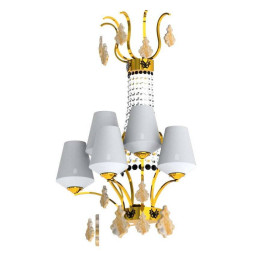 Бра Beby Group Charming beauty 0250A03 Gold White White gold leaf