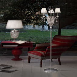 Торшер Masiero Elegantia STL3 G04-G06 / PON/16/WH Half cut glass
