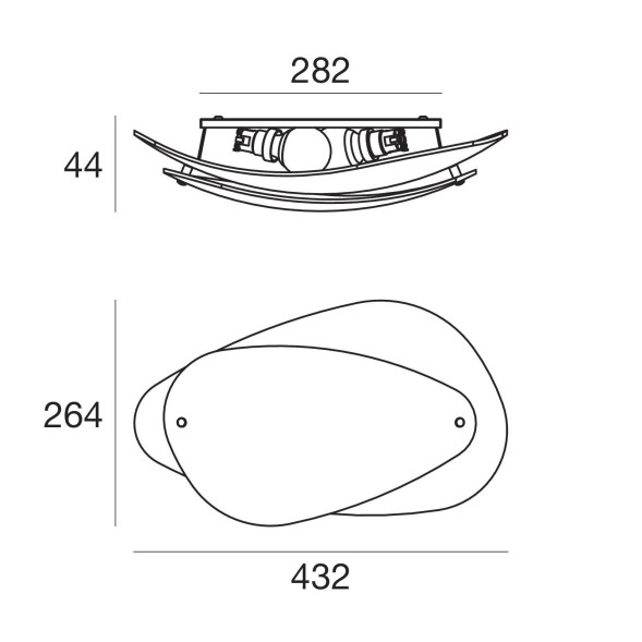 Настенный светильник Linea Light Moledro 90316