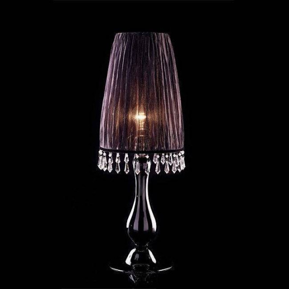 Настольная лампа Beby La Femme 7700L01 Chrome Dark rome 397 Swarovski Almond