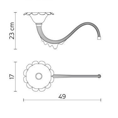 Рожок светильника Karman Au Revoir SE110 3B INT