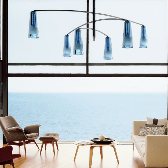 Люстра Barovier&amp;Toso Colimacon 7211/BH/CL