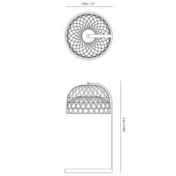 Настольная лампа MOOOI Emperor TABLE MOLEMT----B