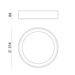 Потолочный светильник Linea Light Tara 8334