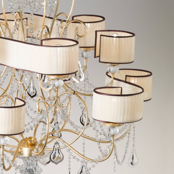 Люстра Masca Foulard 1876/12 Oro moka