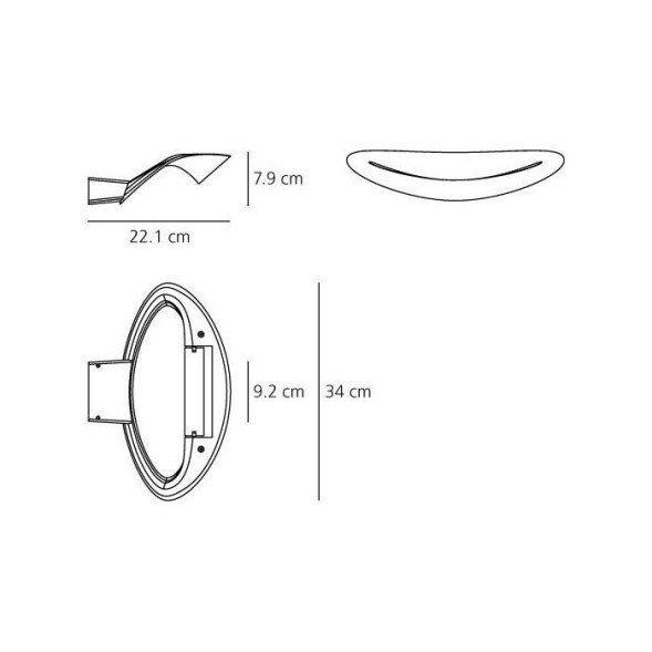 Настенный светильник Artemide Mesmeri Halo White 0918010A