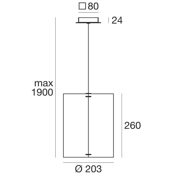 Подвесной светильник Linea Light Thank you 8062