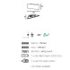 Настенный светильник Linea Light Zig zag 6999