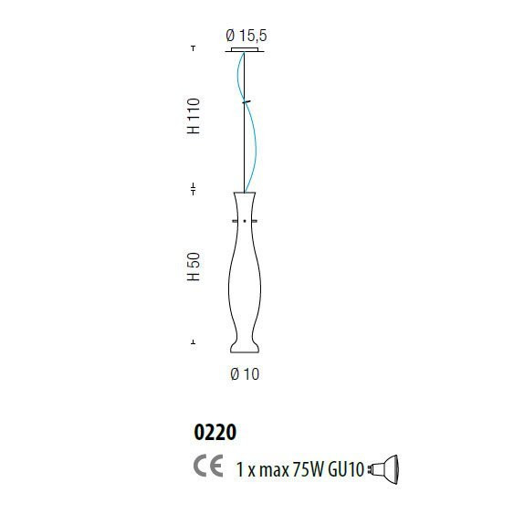 Подвесной светильник Sylcom Diva 0220 FU