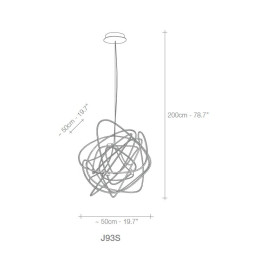 Подвесной светильник Terzani Doodle J93S E7 C8