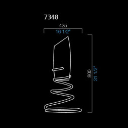 Настольная лампа Barovier&amp;Toso Bako 7348/EQ/CL