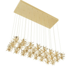 Потолочный светильник IDL Stardust 610/24 brushed matt light gold + light gold