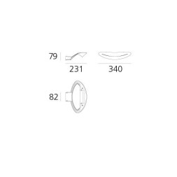 Настенный светильник Artemide Mesmeri 0918W30A