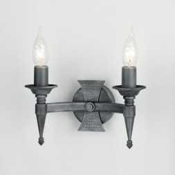 Бра Elstead Lighting Saxon SAX2 BLK/SIL