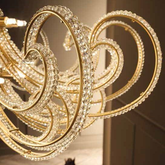 Потолочный светильник Masiero Cristalis PL24 V99 CUT CRYSTAL