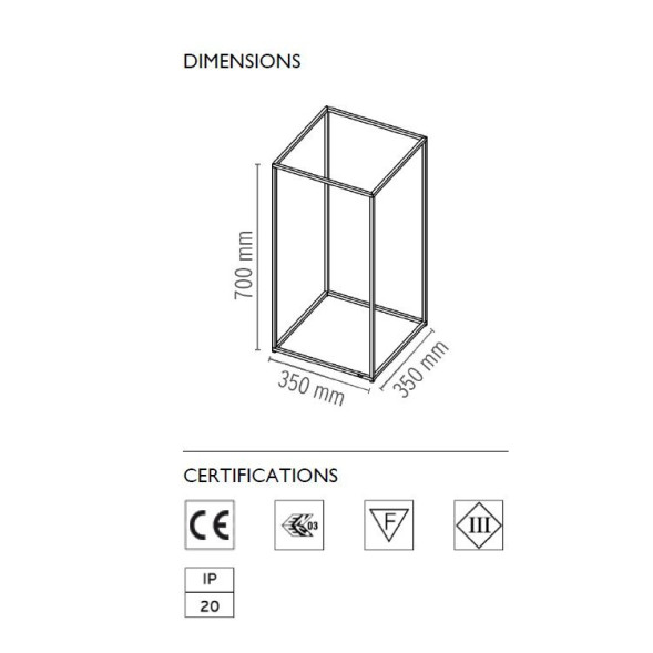 Напольный светильник Flos Ipnos Outdoor Natural aluminium F3150054