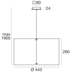 Подвесной светильник Linea Light Thank you 8065