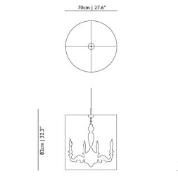 Подвесной светильник MOOOI Light shade shade 70 MOLAC-D70-A + MOLLS-D70