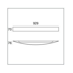 Настенный светильник Linea Light Curve 1190