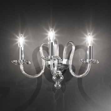 Бра Vetri Lamp 1202/A3 Cristallo