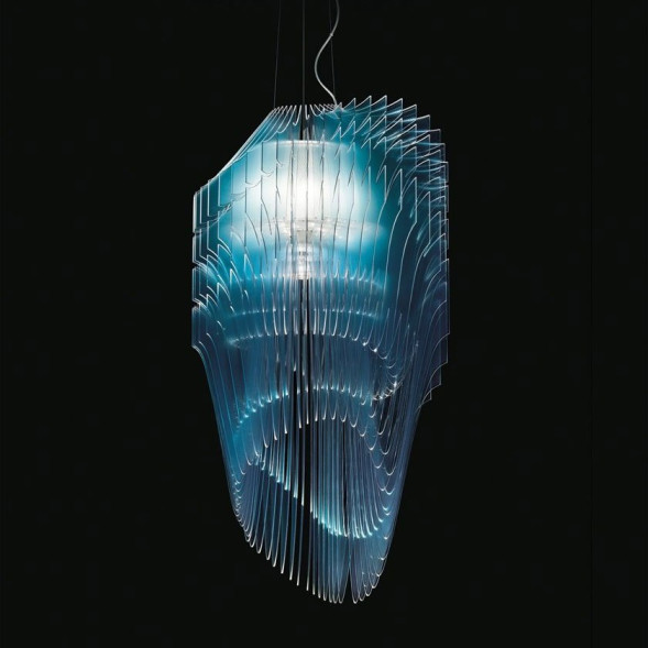 Подвесной светильник Slamp Avia SUSPENSION M BLUE AVI84SOS0002B_000