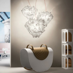 Подвесной светильник Slamp Veli SUSPENSION LARGE COUTURE VEL78SOS0003BW000