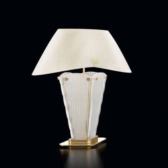 Настольная лампа Beby Group Milano Deco 8030L01 Light gold Transparent Glass
