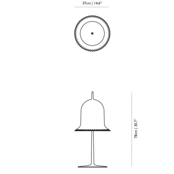 Настольная лампа MOOOI Lolita TABLE LAMP MOLLOT----C
