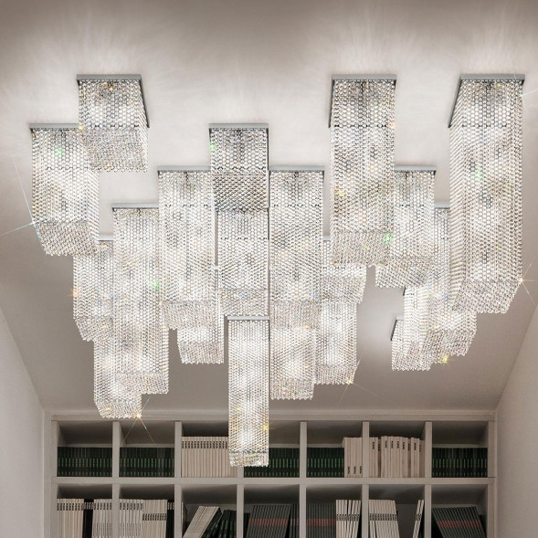 Потолочный светильник Masiero Cubo COMBO PL21 200 SQ TR Cut